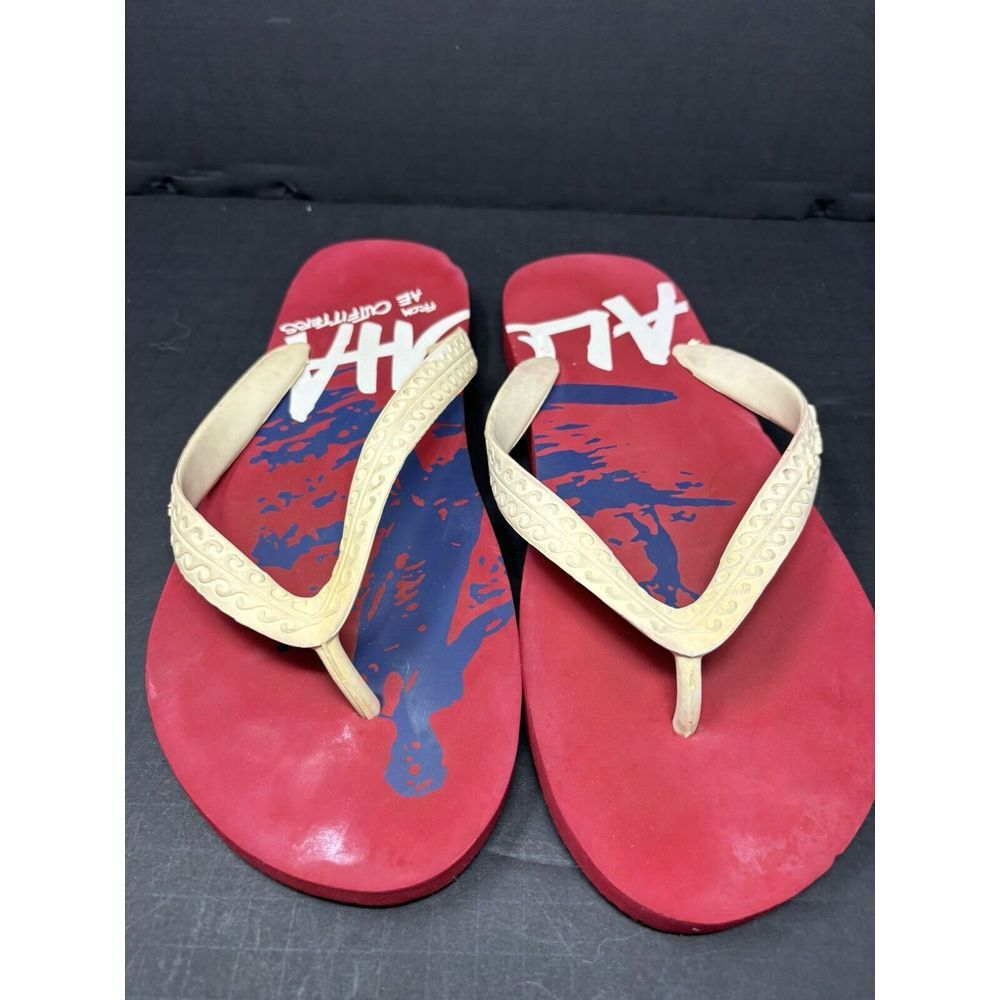 American Eagle Aloha Men's Flip Flops Size 13 - Picture 2 of 7